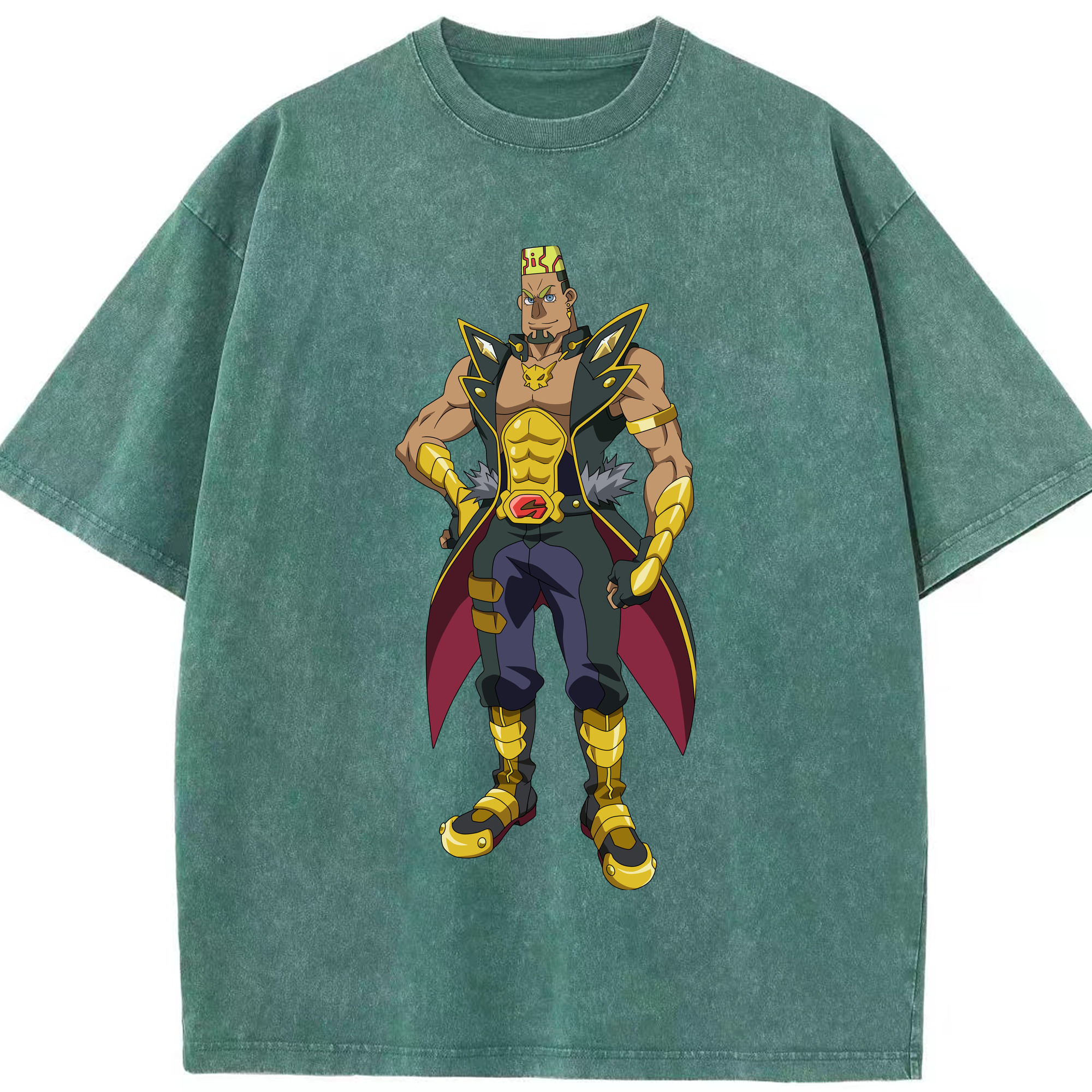 （画像用） 遊☆戯☆王 Yu-Gi-Oh! 綿100% ヴィンテージ風 半袖Tシャツ（フロントプリント）